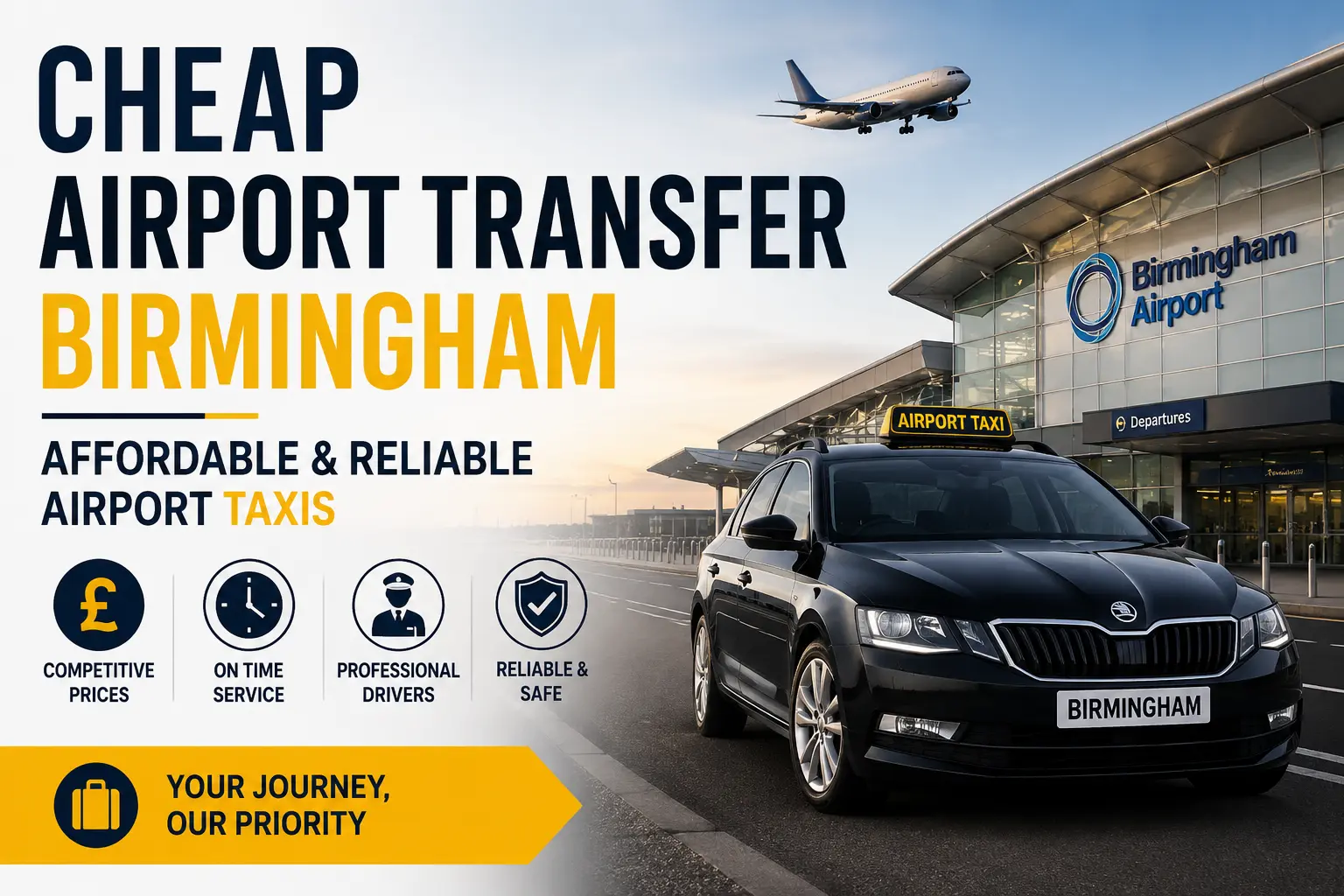 Cheap Airport Transfer Birmingham – Affordable & Reliable Airport Taxis